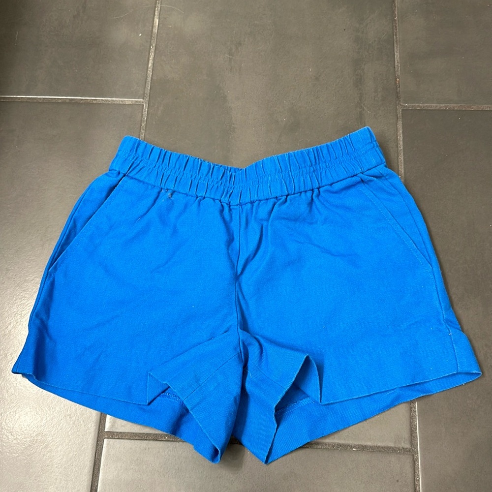 J. Crew Blue Boardwalk Pull-On Shorts